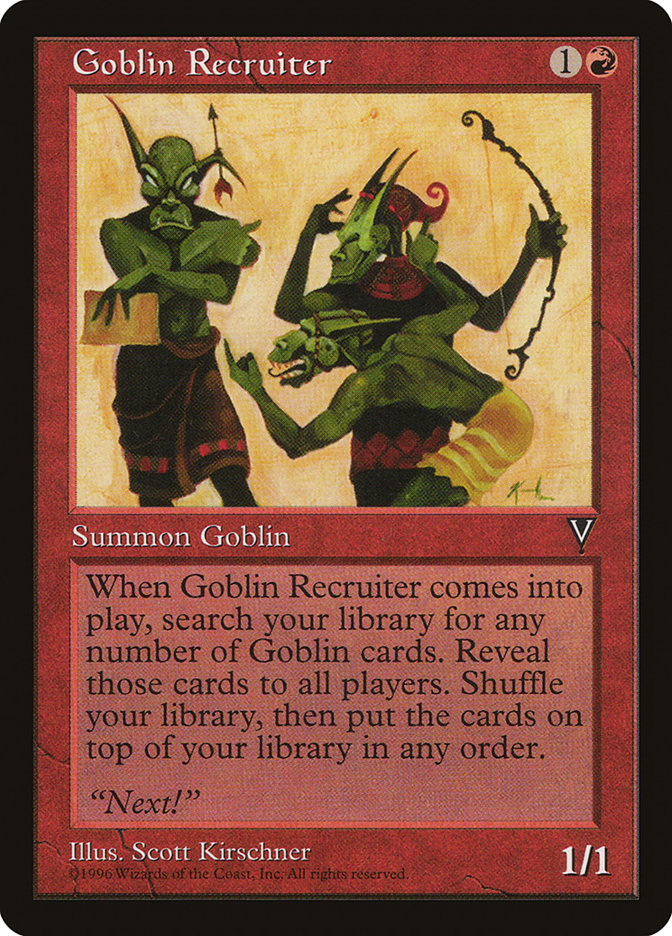 Goblin Recruiter [Visions] | Game Haven TX