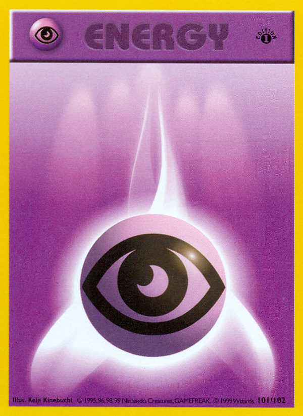 Psychic Energy (101/102) (Shadowless) [Base Set 1st Edition] | Game Haven TX