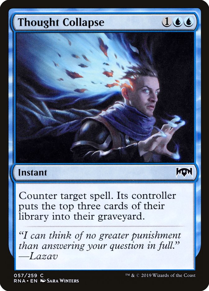 Thought Collapse [Ravnica Allegiance] | Game Haven TX