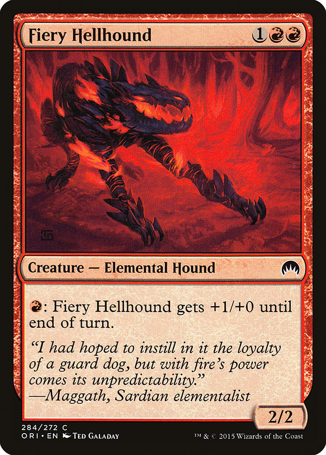 Fiery Hellhound [Magic Origins] | Game Haven TX