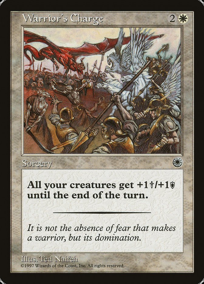 Warrior's Charge (With Flavor Text) [Portal] | Game Haven TX
