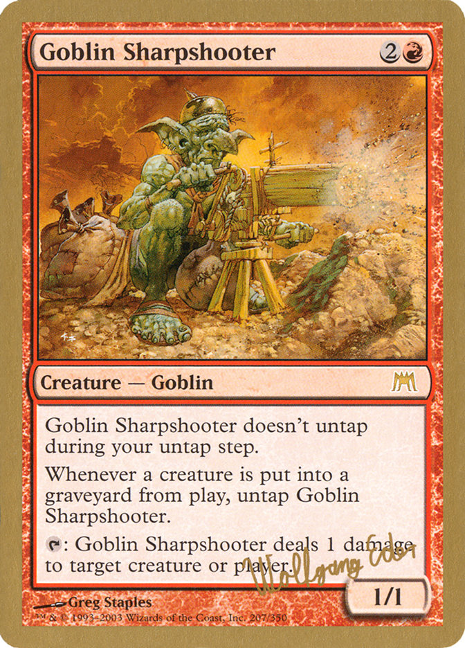Goblin Sharpshooter (Wolfgang Eder) [World Championship Decks 2003] | Game Haven TX