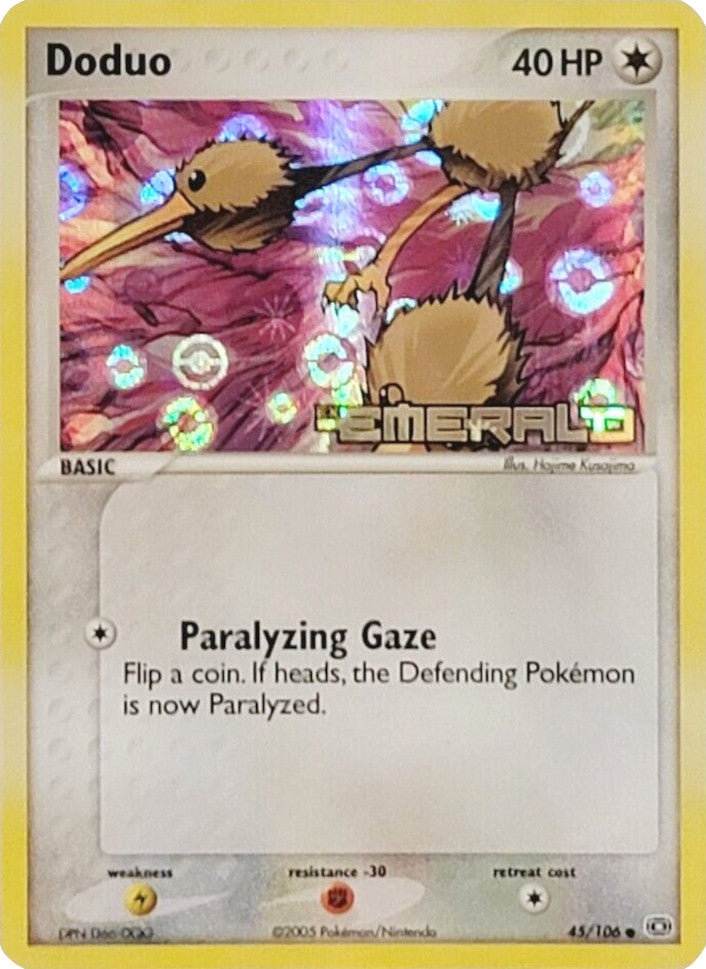 Doduo (45/106) (Stamped) [EX: Emerald] | Game Haven TX