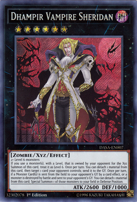 Dhampir Vampire Sheridan [DASA-EN007] Secret Rare | Game Haven TX