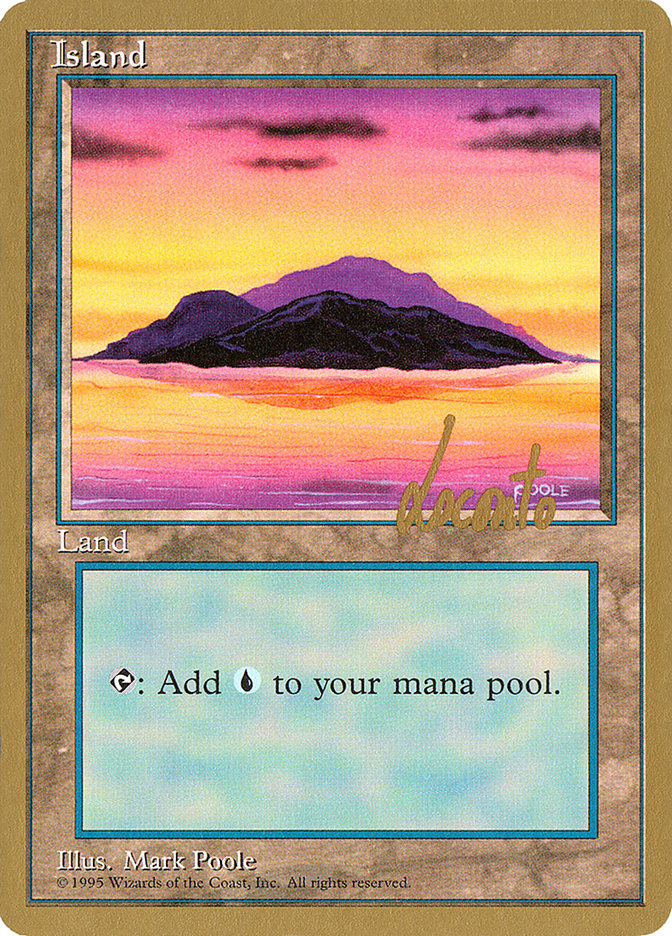 Island (ml368) (Michael Loconto) [Pro Tour Collector Set] | Game Haven TX