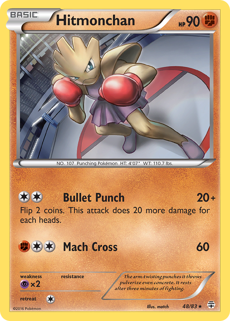 Hitmonchan (48/83) [XY: Generations] | Game Haven TX