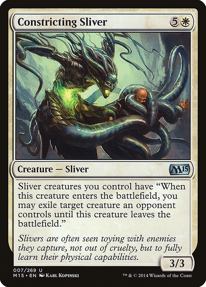 Constricting Sliver [Magic 2015] | Game Haven TX