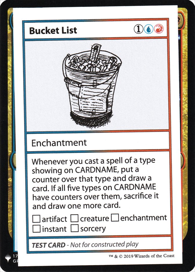 Bucket List [Mystery Booster Playtest Cards] | Game Haven TX