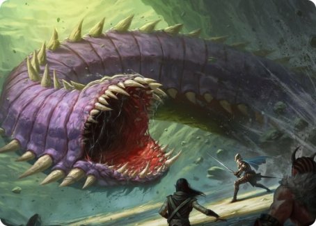 Purple Worm Art Card [Dungeons & Dragons: Adventures in the Forgotten Realms Art Series] | Game Haven TX
