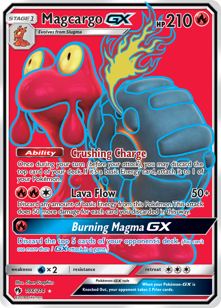 Magcargo GX (198/214) [Sun & Moon: Lost Thunder] | Game Haven TX