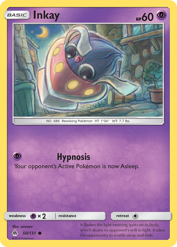 Inkay (50/131) [Sun & Moon: Forbidden Light] | Game Haven TX
