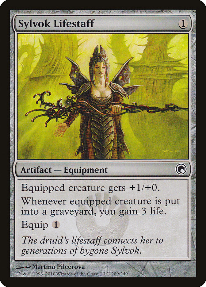 Sylvok Lifestaff [Scars of Mirrodin] | Game Haven TX