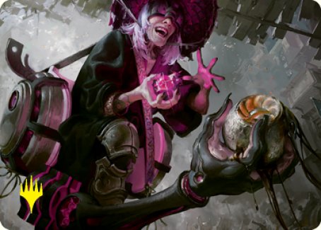 Undercity Scrounger Art Card (Gold-Stamped Signature) [Kamigawa: Neon Dynasty Art Series] | Game Haven TX