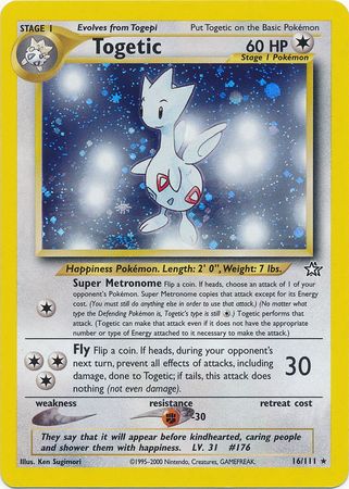 Togetic (16/111) [Neo Genesis Unlimited] | Game Haven TX