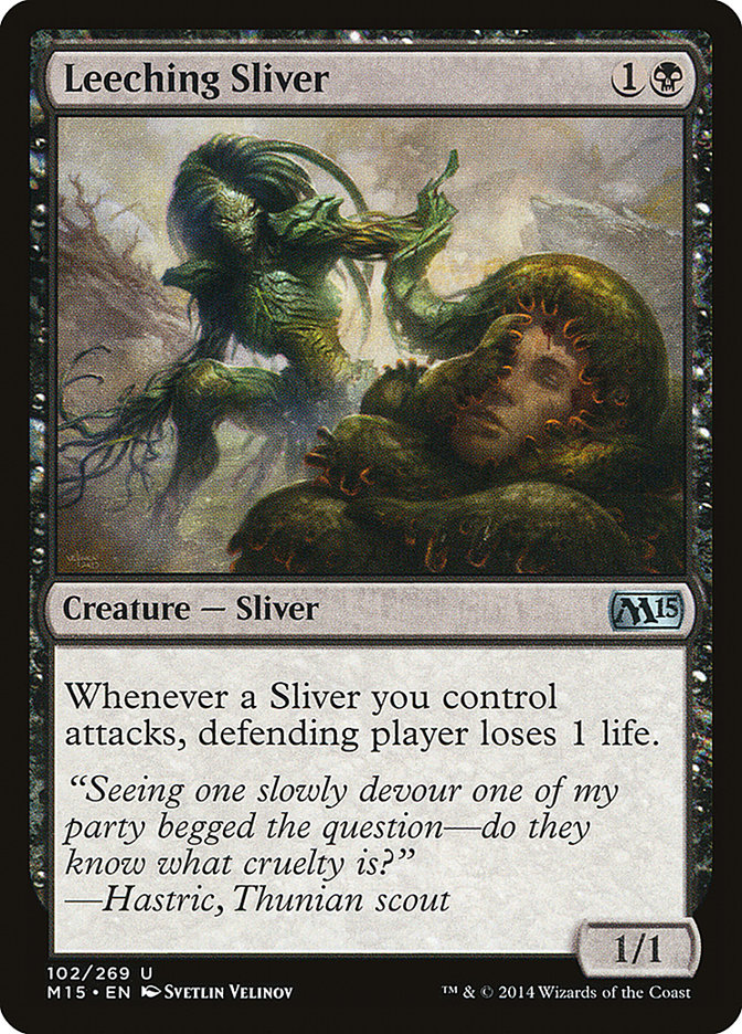 Leeching Sliver [Magic 2015] | Game Haven TX