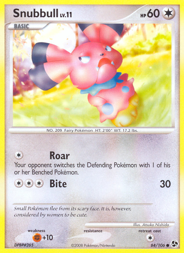 Snubbull (84/106) [Diamond & Pearl: Great Encounters] | Game Haven TX