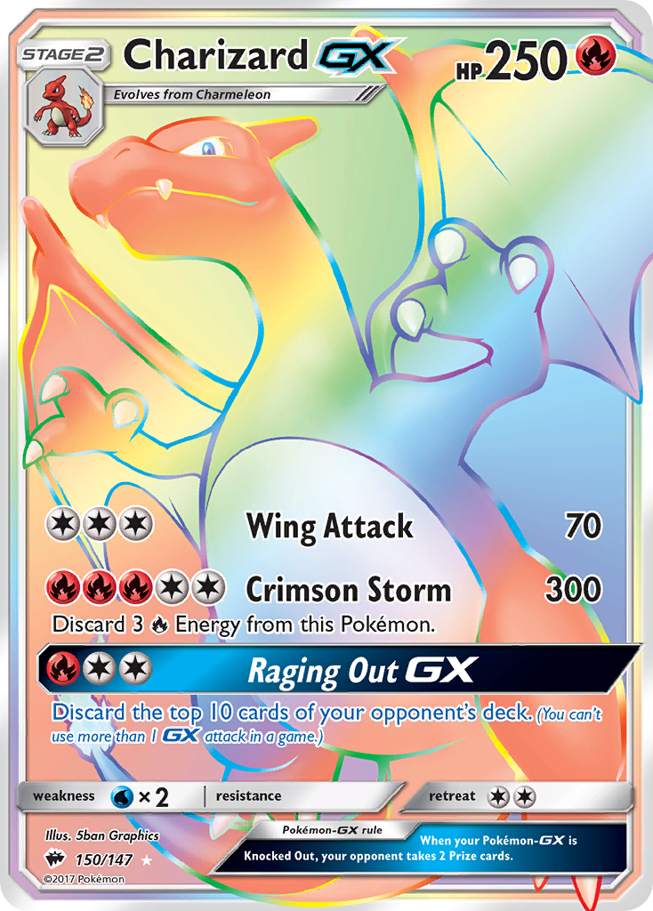 Charizard GX (150/147) [Sun & Moon: Burning Shadows] | Game Haven TX