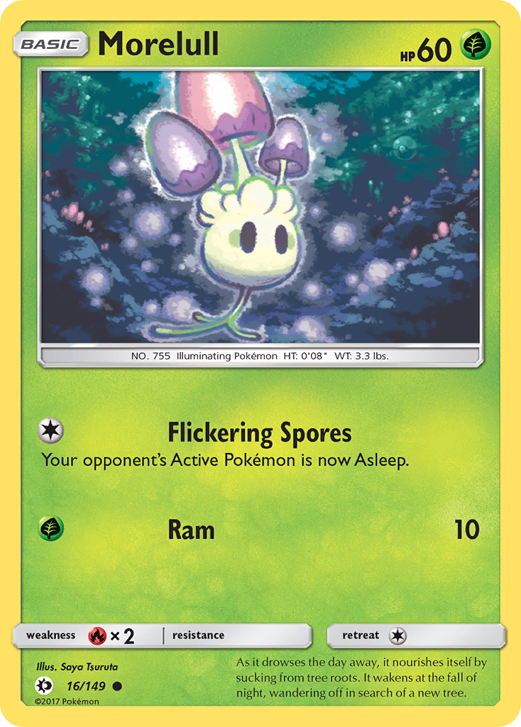 Morelull (16/149) [Sun & Moon: Base Set] | Game Haven TX