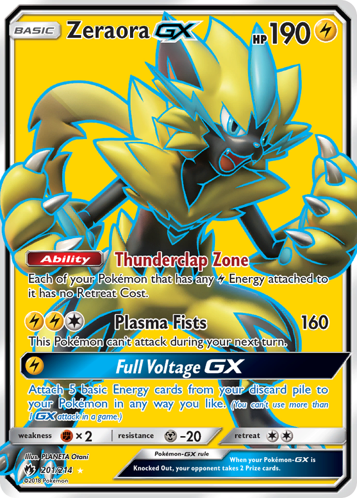 Zeraora GX (201/214) [Sun & Moon: Lost Thunder] | Game Haven TX
