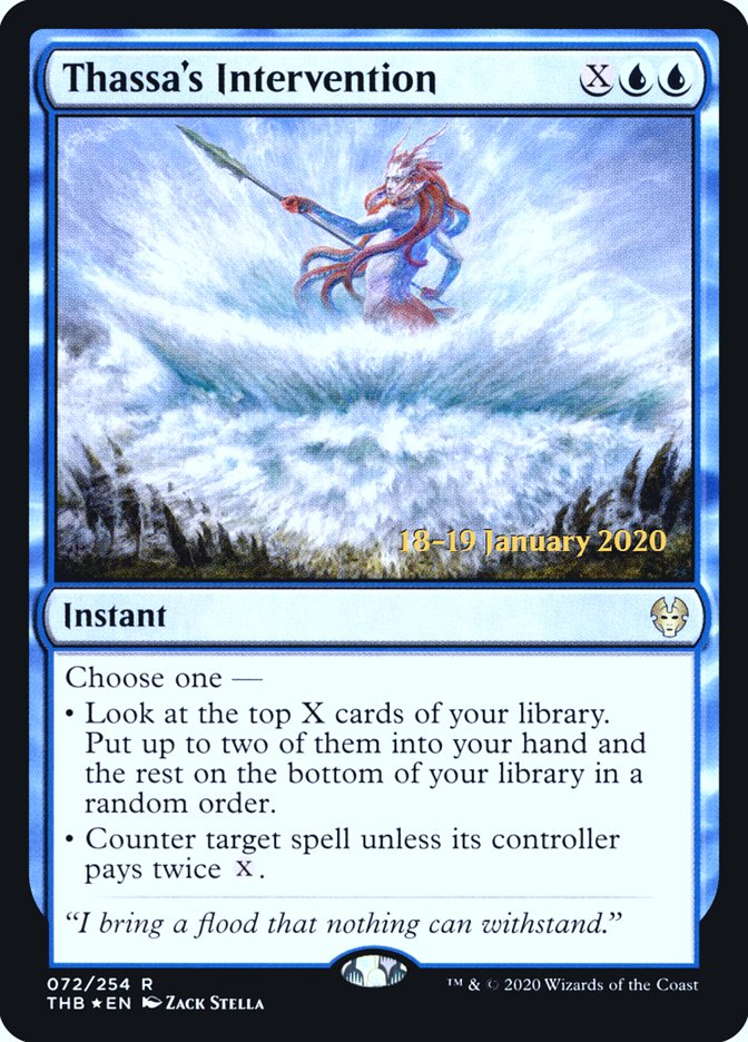 Thassa's Intervention [Theros Beyond Death Promos] | Game Haven TX