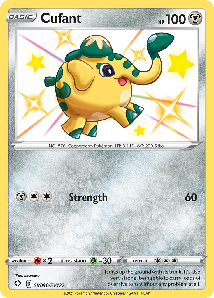 Cufant (SV090/SV122) [Sword & Shield: Shining Fates] | Game Haven TX