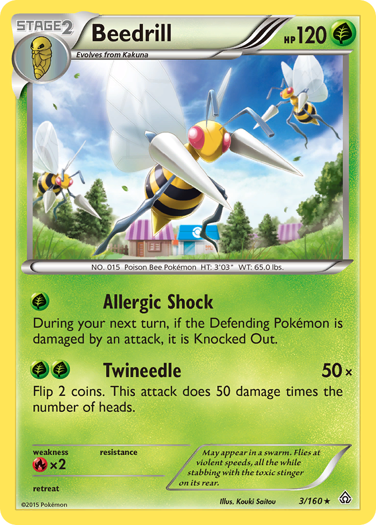 Beedrill (3/160) [XY: Primal Clash] | Game Haven TX