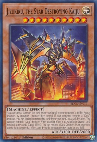 Jizukiru, the Star Destroying Kaiju [SDCS-EN019] Common | Game Haven TX