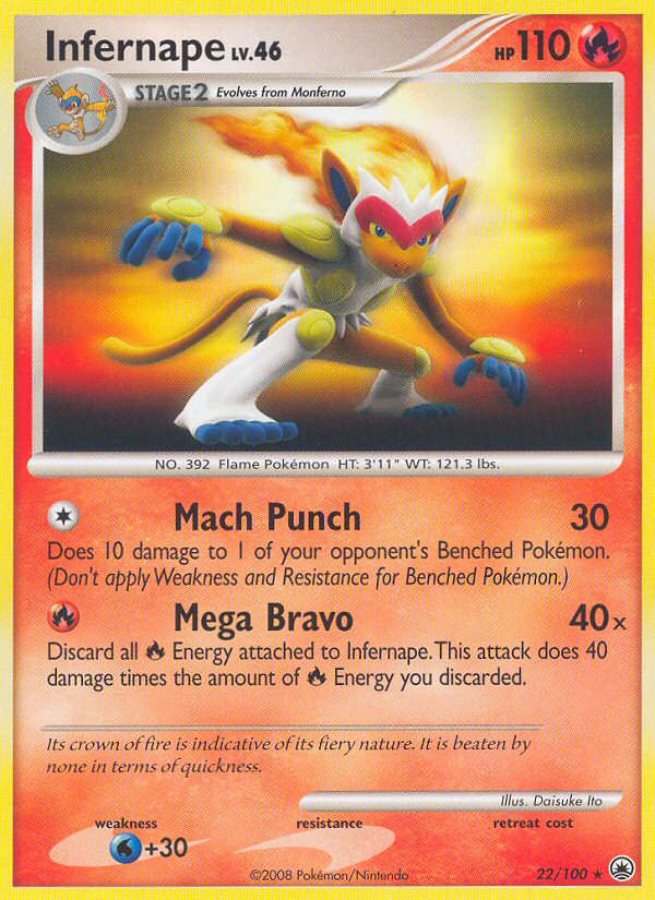 Infernape (22/100) [Diamond & Pearl: Majestic Dawn] | Game Haven TX