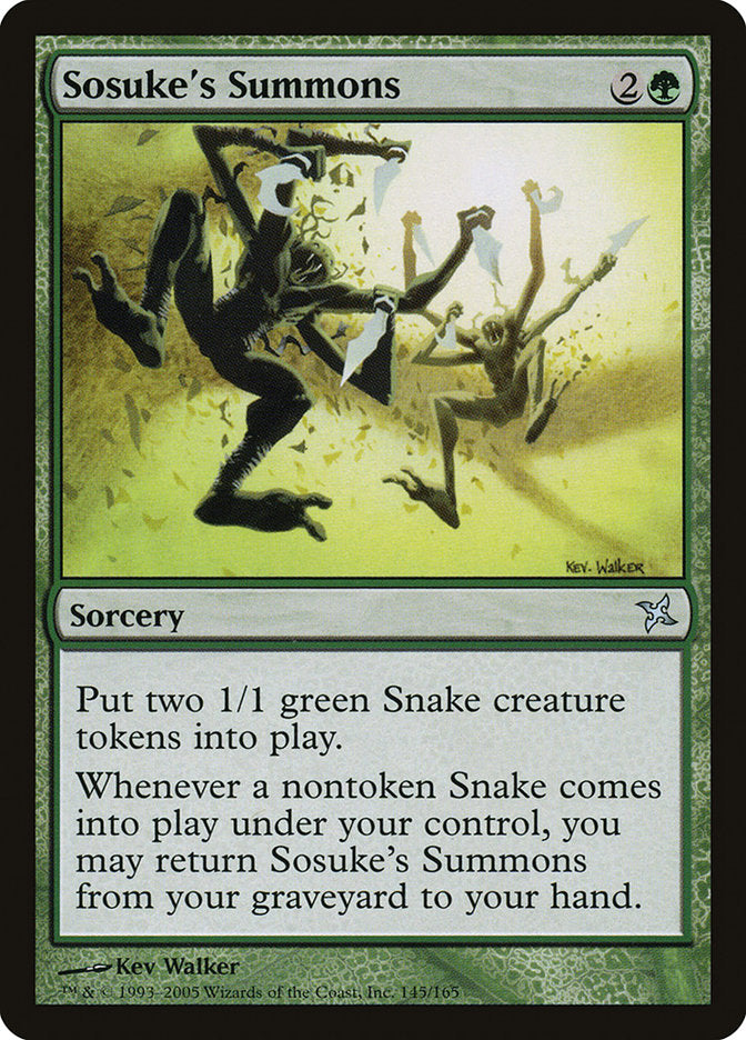 Sosuke's Summons [Betrayers of Kamigawa] | Game Haven TX