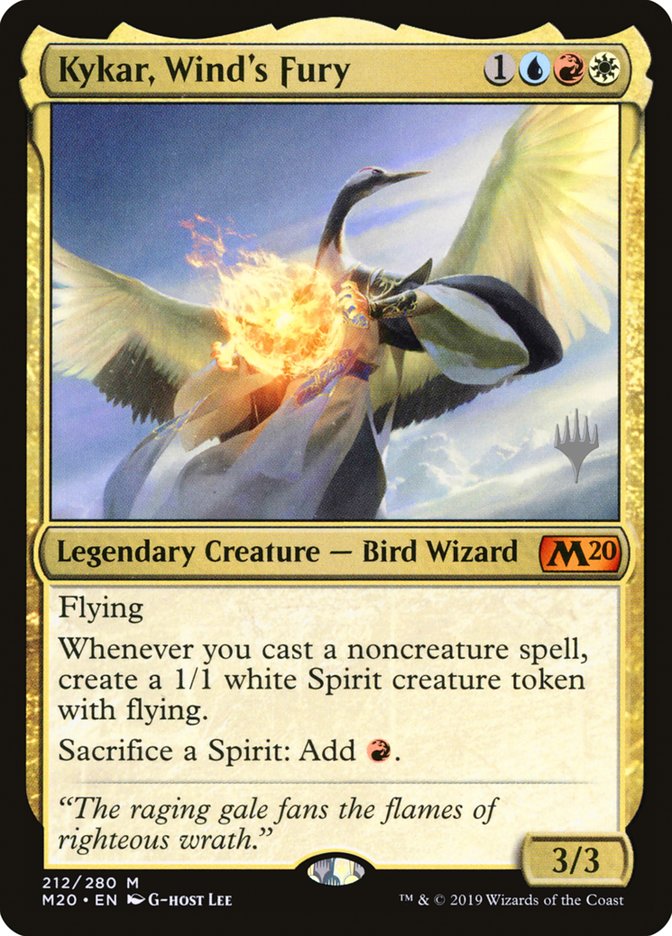 Kykar, Wind's Fury [Core Set 2020 Promos] | Game Haven TX