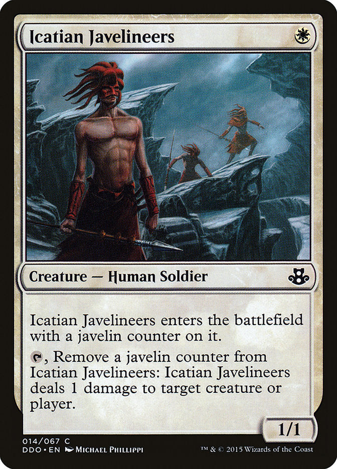Icatian Javelineers [Duel Decks: Elspeth vs. Kiora] | Game Haven TX