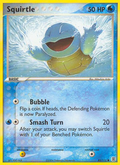 Squirtle (83/112) [EX: FireRed & LeafGreen] | Game Haven TX