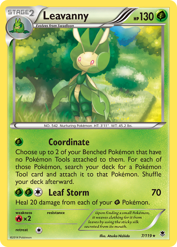 Leavanny (7/119) [XY: Phantom Forces] | Game Haven TX