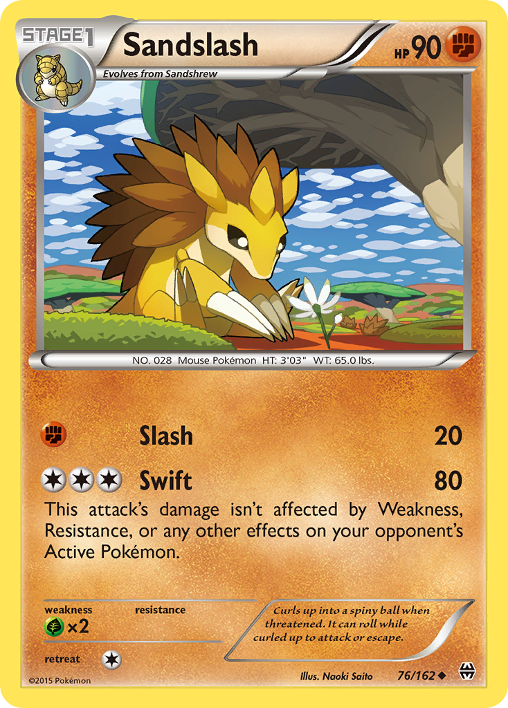 Sandslash (76/162) [XY: BREAKthrough] | Game Haven TX