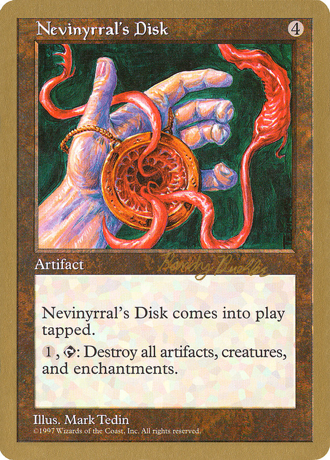 Nevinyrral's Disk (Randy Buehler) [World Championship Decks 1998] | Game Haven TX