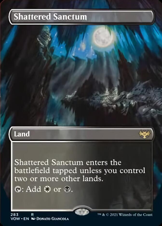 Shattered Sanctum (Borderless) [Innistrad: Crimson Vow] | Game Haven TX