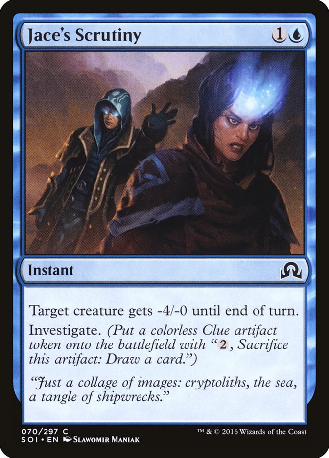 Jace's Scrutiny [Shadows over Innistrad] | Game Haven TX