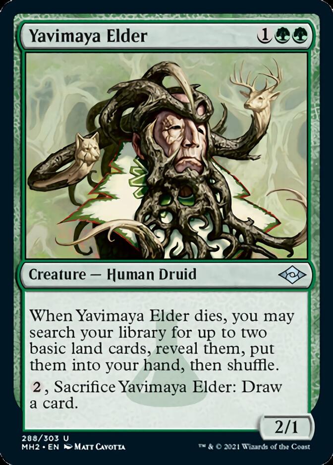 Yavimaya Elder (Etched Foil) [Modern Horizons 2] | Game Haven TX