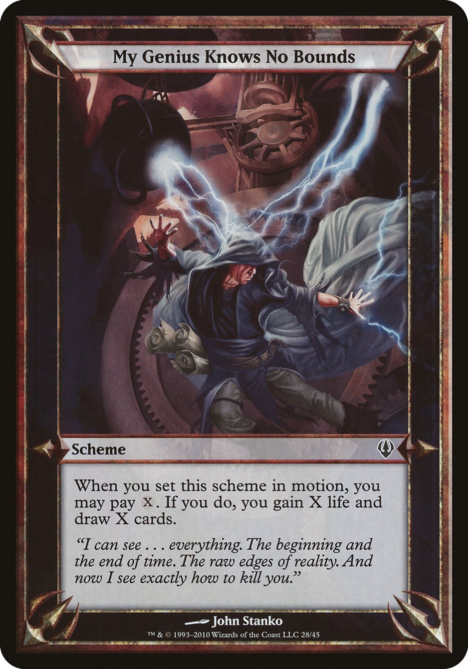 My Genius Knows No Bounds [Archenemy Schemes] | Game Haven TX