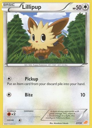 Lillipup (27/30) [Black & White: Trainer Kit - Excadrill] | Game Haven TX