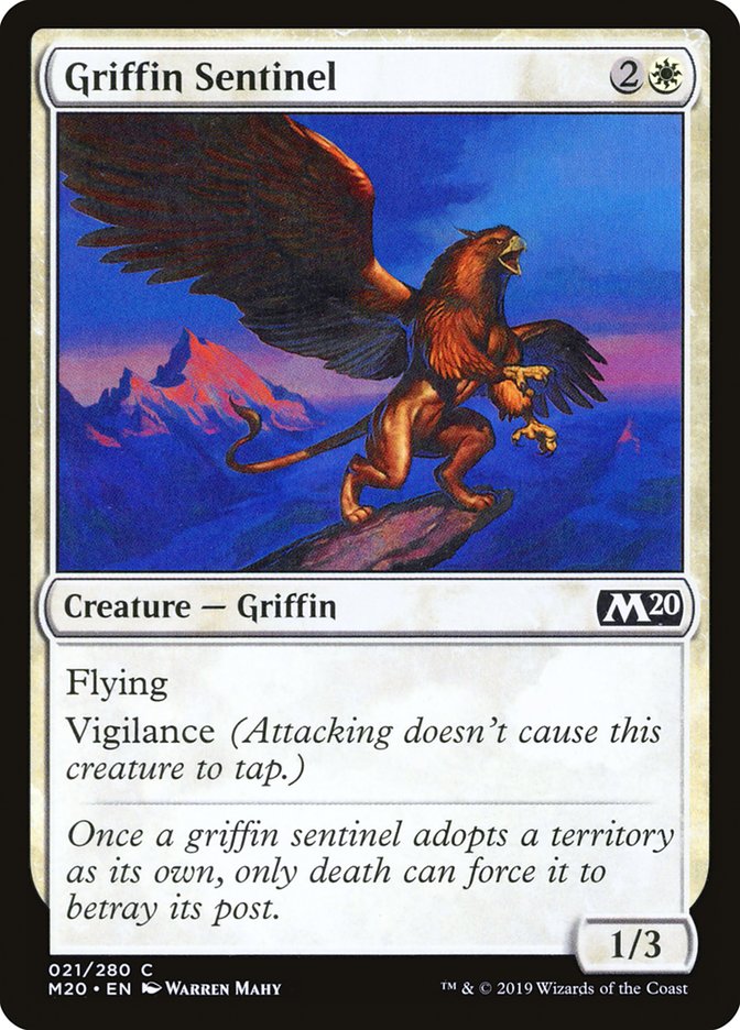 Griffin Sentinel [Core Set 2020] | Game Haven TX