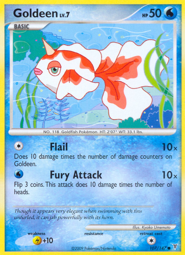 Goldeen (107/147) [Platinum: Supreme Victors] | Game Haven TX