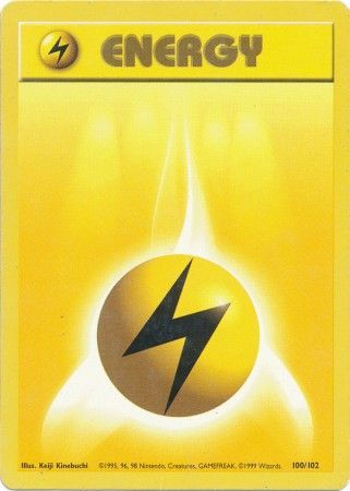 Lightning Energy (100/102) [Base Set Unlimited] | Game Haven TX