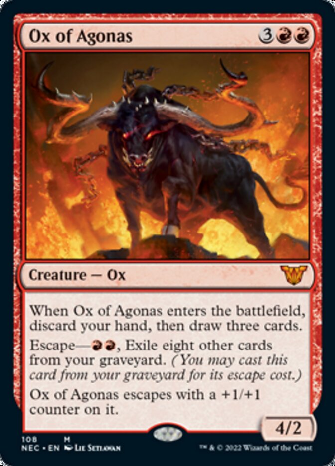 Ox of Agonas [Kamigawa: Neon Dynasty Commander] | Game Haven TX