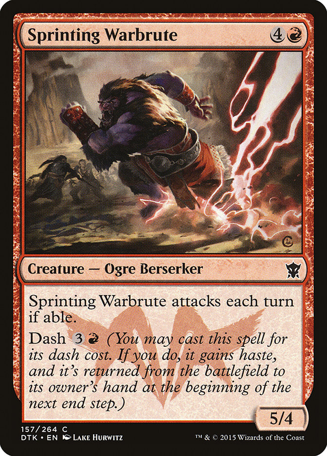 Sprinting Warbrute [Dragons of Tarkir] | Game Haven TX