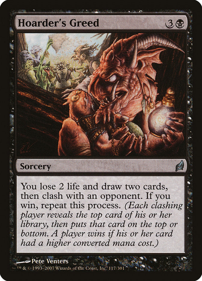 Hoarder's Greed [Lorwyn] | Game Haven TX