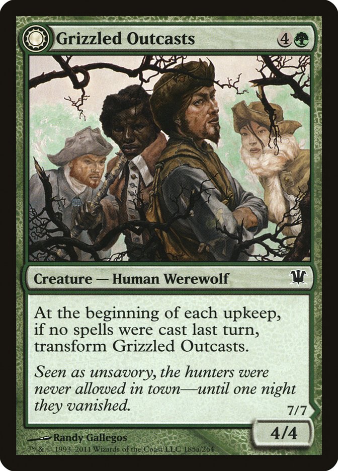 Grizzled Outcasts // Krallenhorde Wantons [Innistrad] | Game Haven TX
