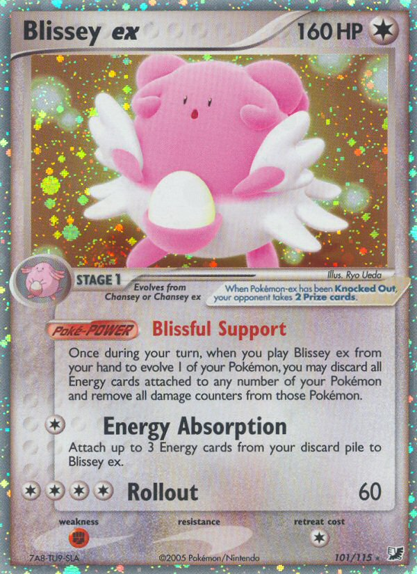 Blissey ex (101/115) [EX: Unseen Forces] | Game Haven TX