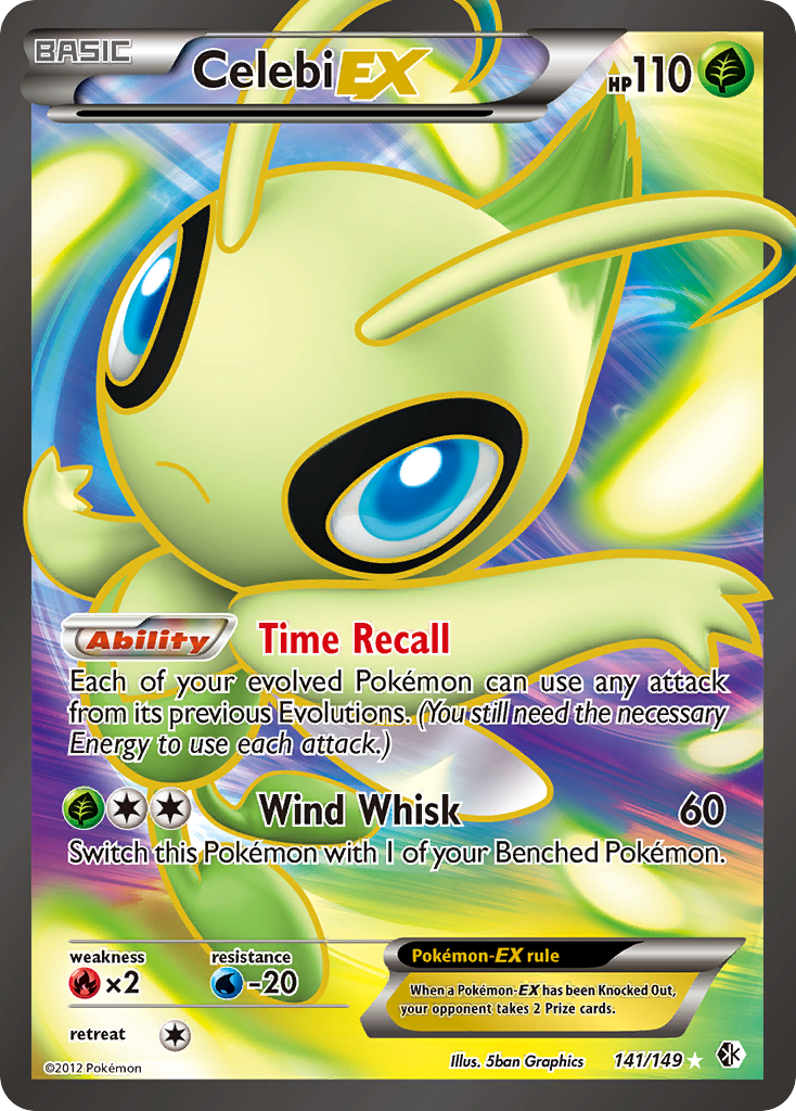 Celebi EX (141/149) [Black & White: Boundaries Crossed] | Game Haven TX