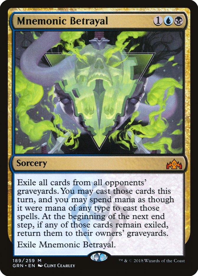 Mnemonic Betrayal [Guilds of Ravnica] | Game Haven TX